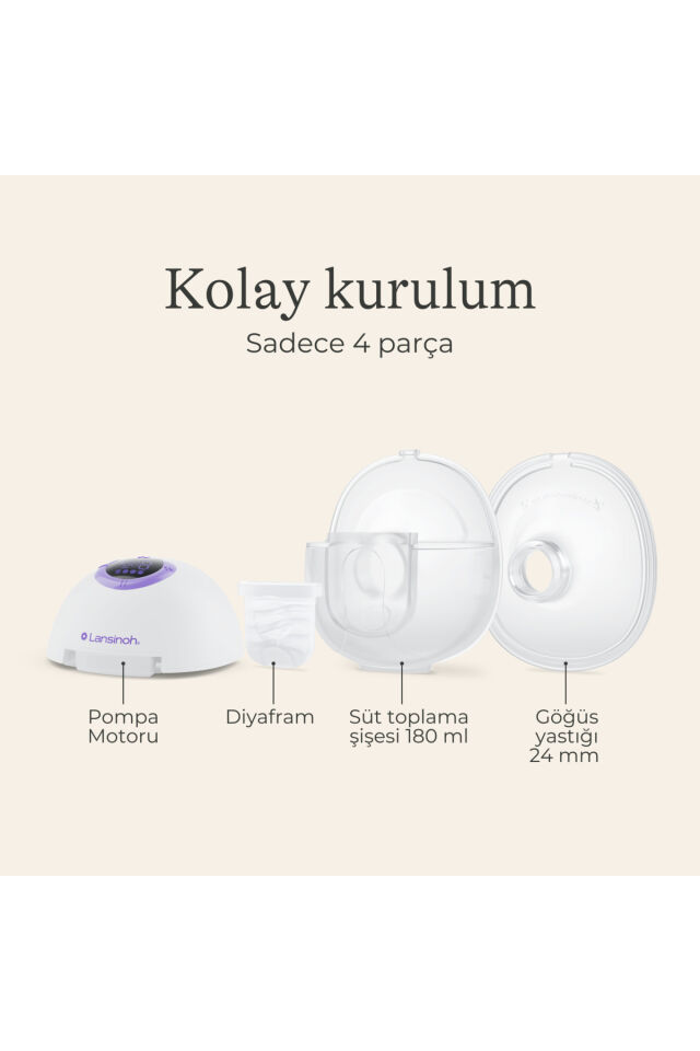 Giyilebilir Tekli Göğüs Pompası