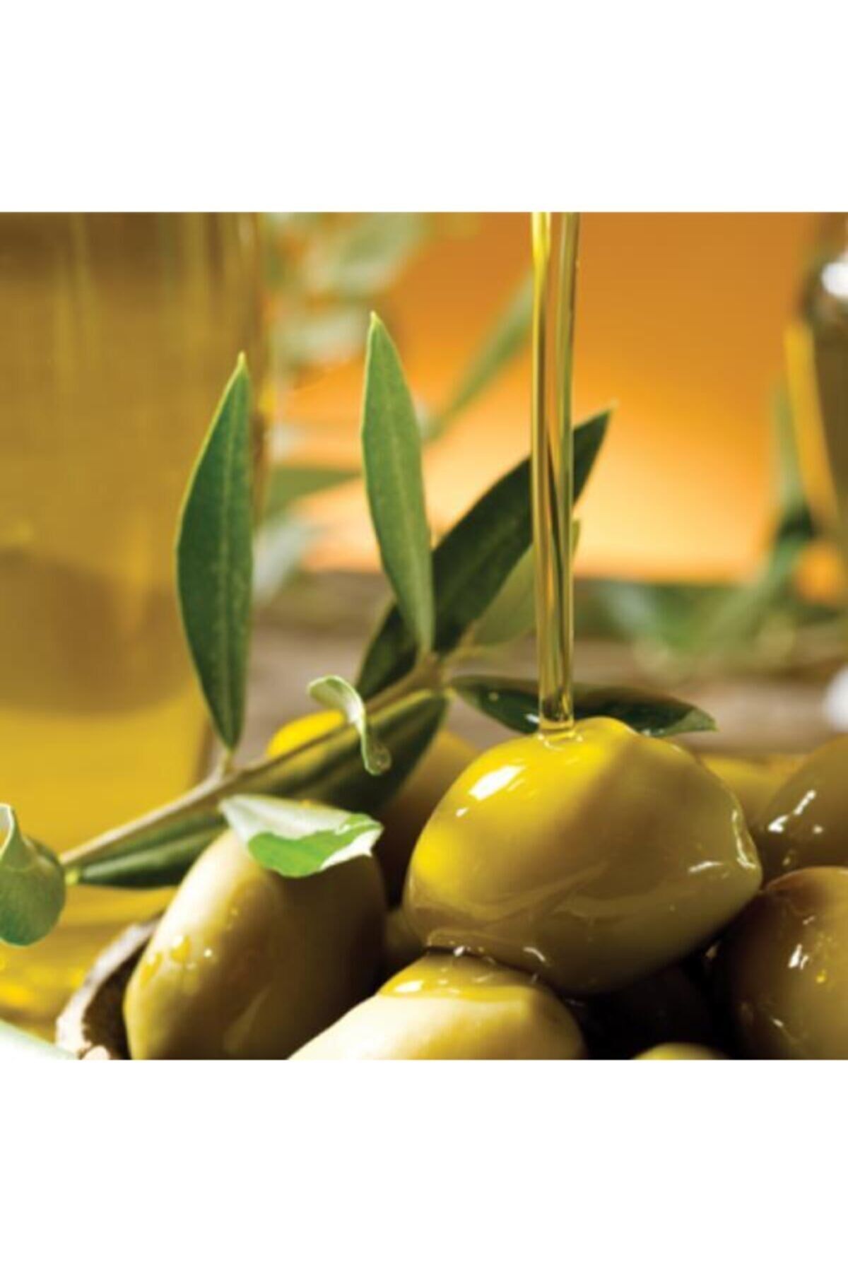 Gödence Koop. Domat Tipi Yeşil Çizik Zeytin Cam Kavanoz 700 gr