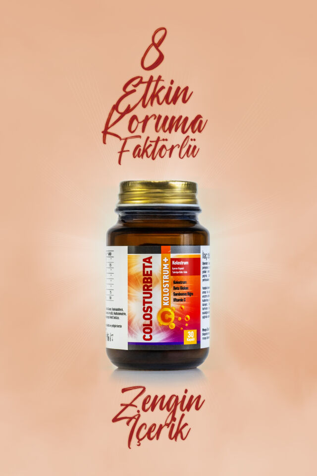 COLOSTURBETA KOLOSTRUM İÇEREN MULTİVİTAMİN 30 KAPSÜL