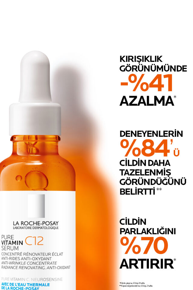 Saf C12 Vitamini Hassas Cilt Tipleri İçin C Vitamini İçerikli Işıltı Veren Antioksidan Serum 30 ml