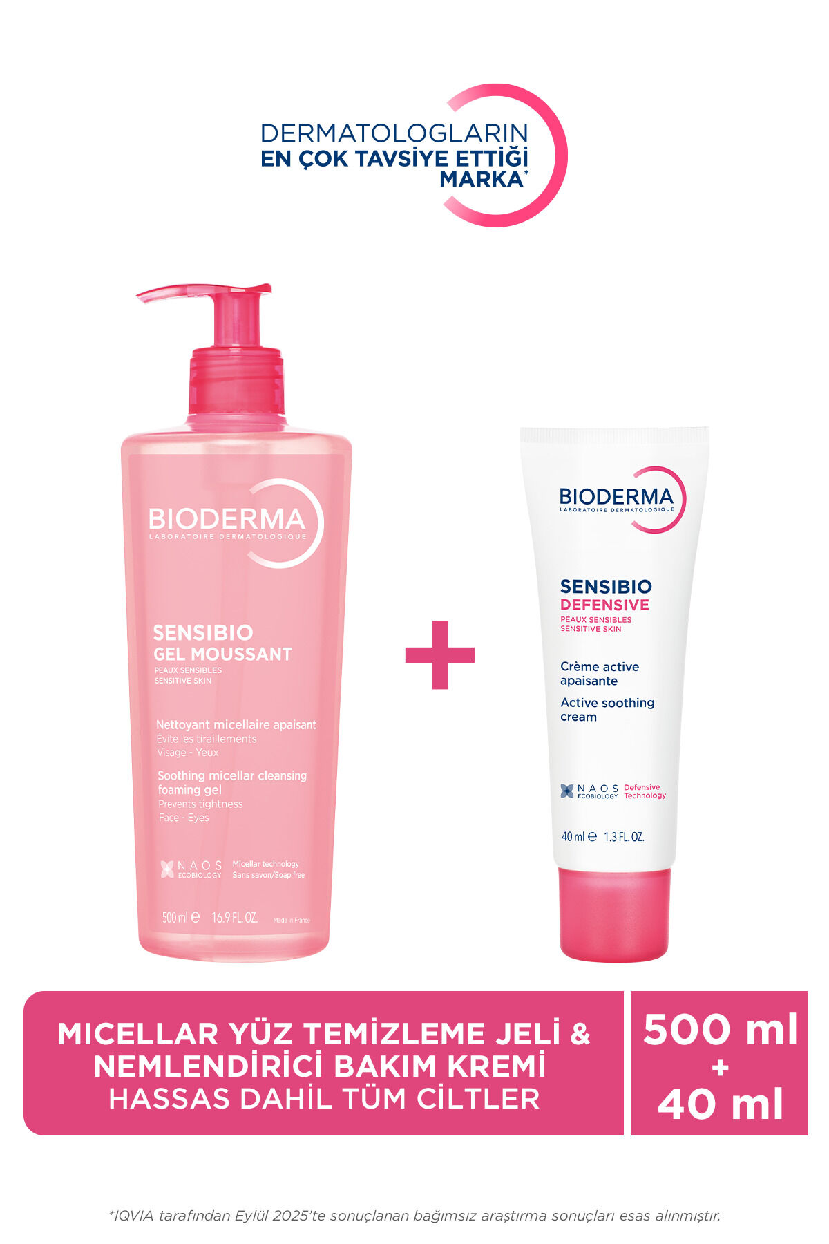 Hassas ve Normal Ciltler Micellar Yüz Temizleme Jeli & Antioksidan Nemlendirici Bakım Kremi 2'li Set