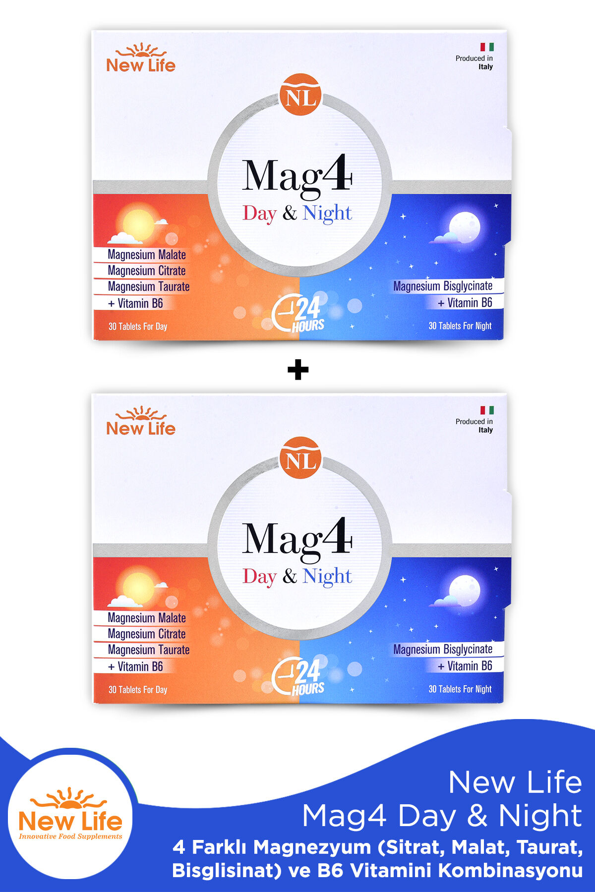 New Life Mag4 Day Night 30   30 Tablet 2 Adet