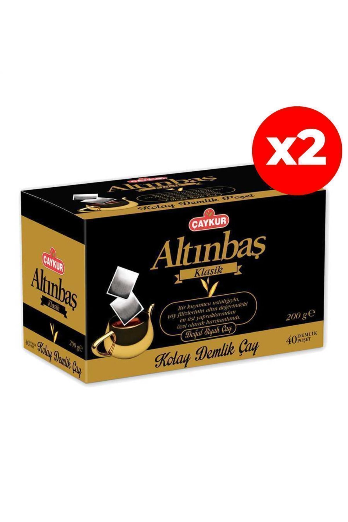 Çaykur Altınbaş Klasik Kolay Demlik Çay 40'lı 2li