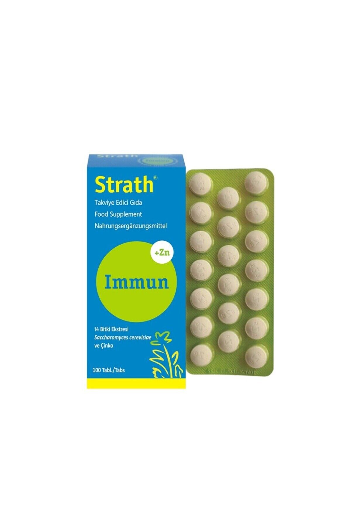 STRATH IMMUN TAKVIYE EDICI GIDA TABLET 100 TABLETLIK AMBALAJ