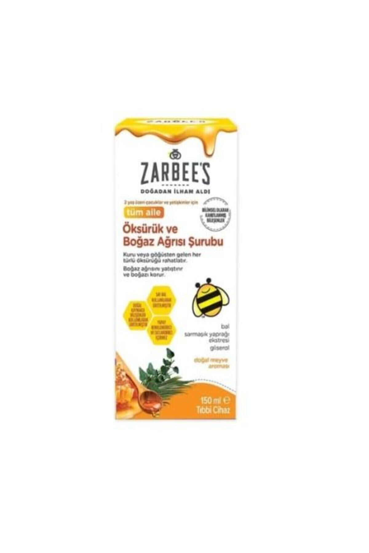 ZARBEES OKSURUK BOGAZ AGRISI SURUBU 150 ML