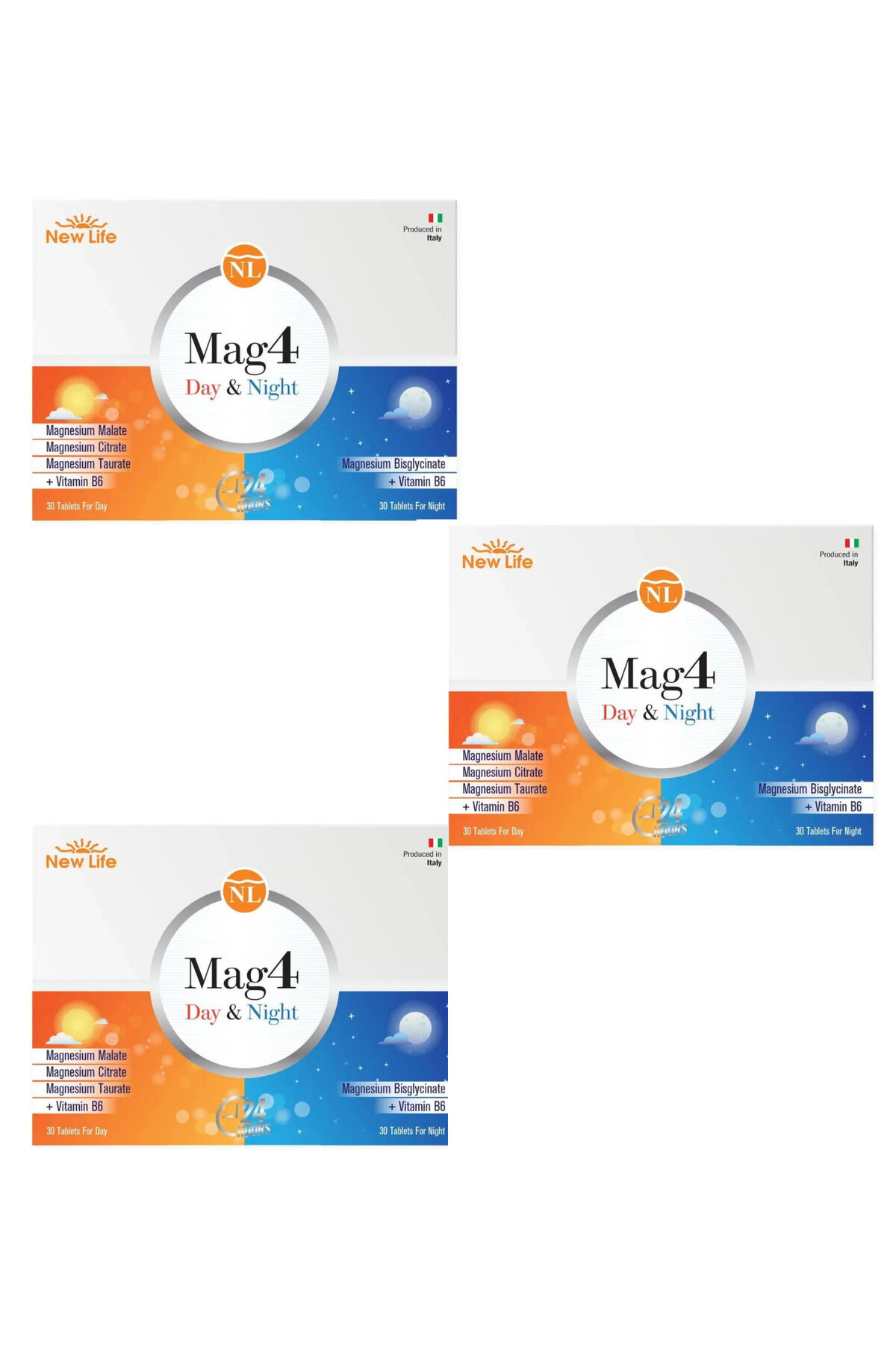 Mag4 Day Night 30 + 30 Tablet X3