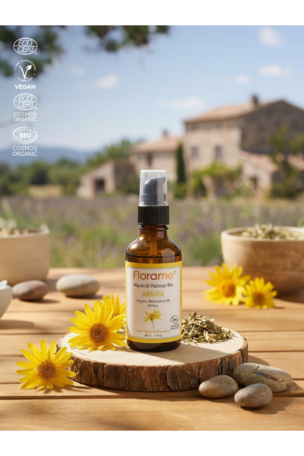 Organik Arnika Yağı 50 ml - %100 Saf - Vegan