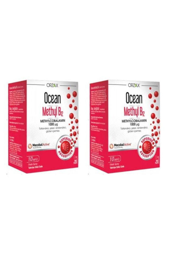 Methyl Cobalamin B12 Sprey 10 ml 2 Adet