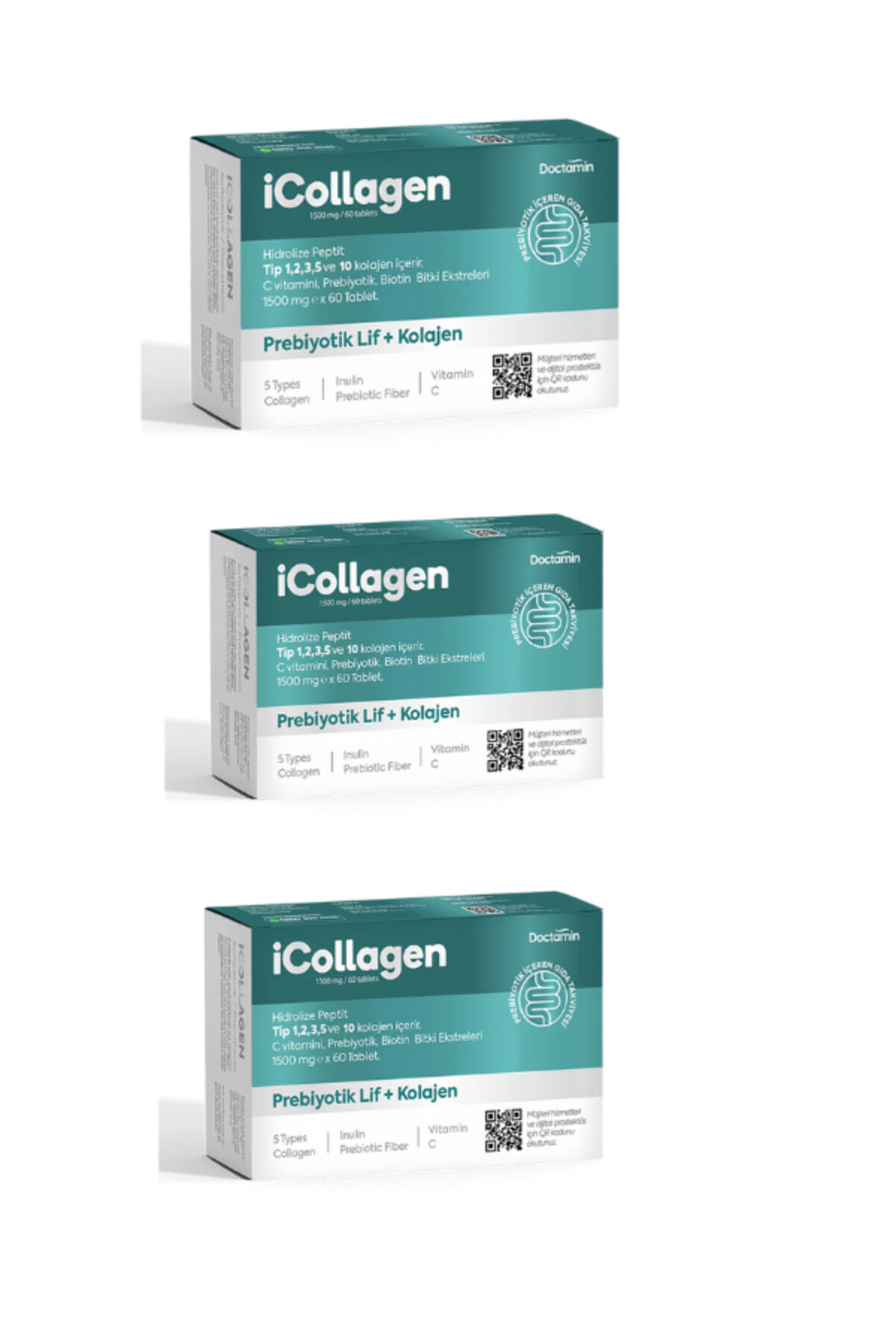 1500 mg 60 Tablet 3 ADET