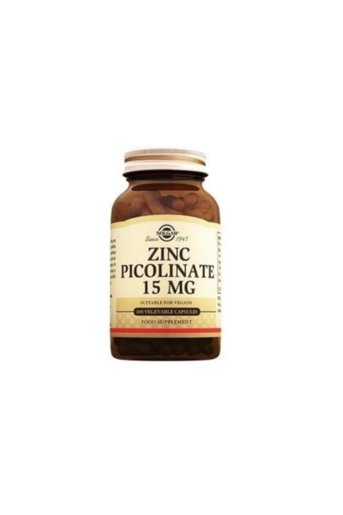 SOLGAR ZINC PICOLINATE 15 MG 100 KAP
