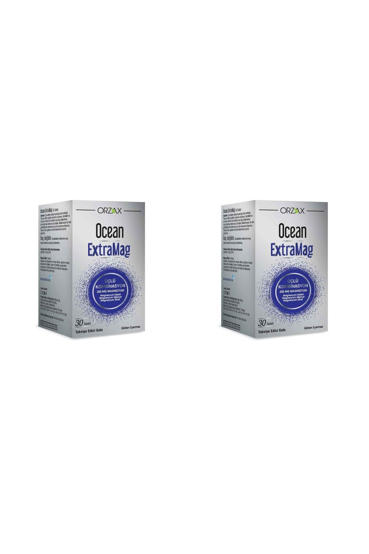Extramag 200 Mg Magnezyum 30 Tablet 2'li Paket