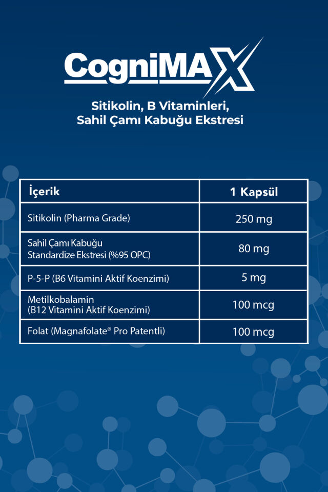 DELTA COGNIMAX KAPSUL 30 KAPSULLUK AMBALAJ