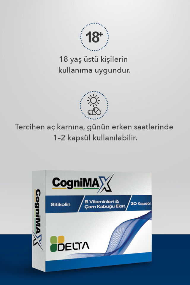DELTA COGNIMAX KAPSUL 30 KAPSULLUK AMBALAJ