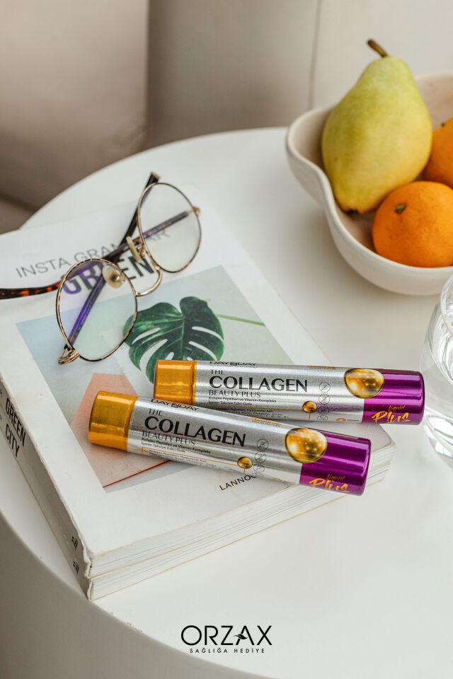 The Collagen Beauty Plus Kolajen-Hyaluronik Asit-Glutatyon-Koenzim Q10-Biotin-B5-B6-B12-C Vitamini