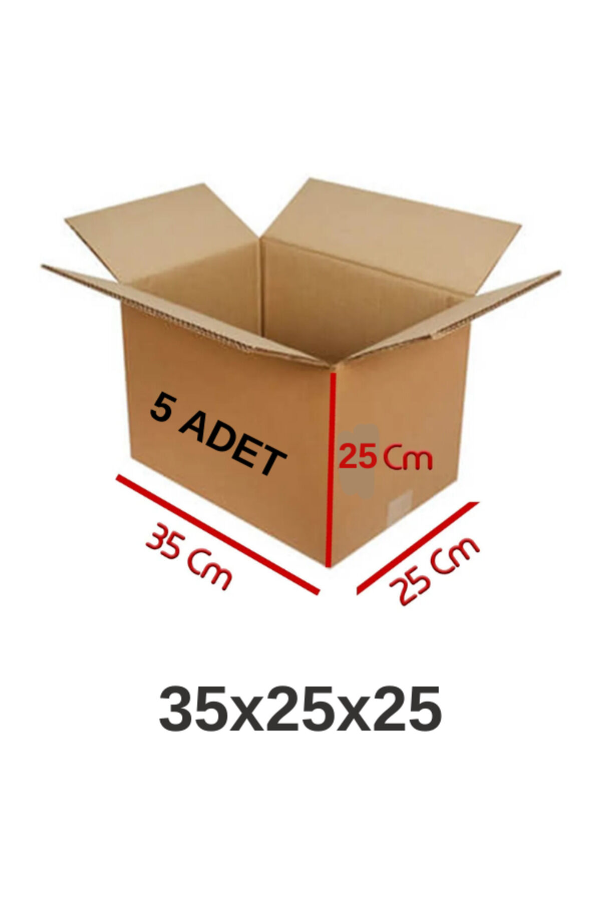 35x25x25 Cm koli 5'li