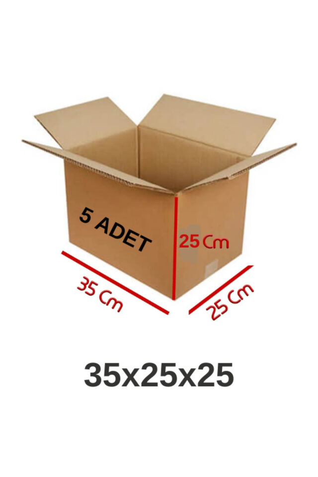 35x25x25 Cm koli 5'li