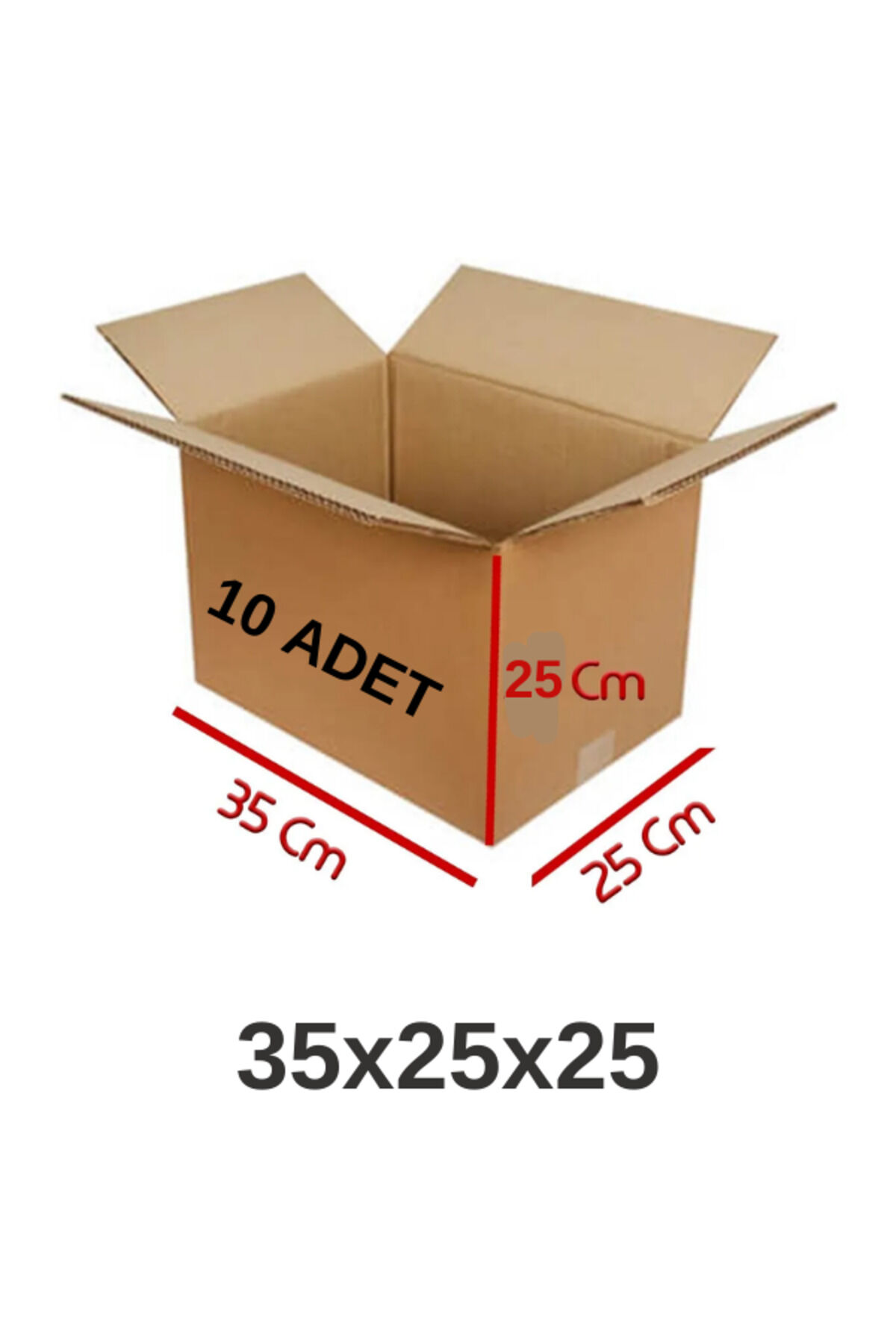35x25x25 Cm koli 10'lu