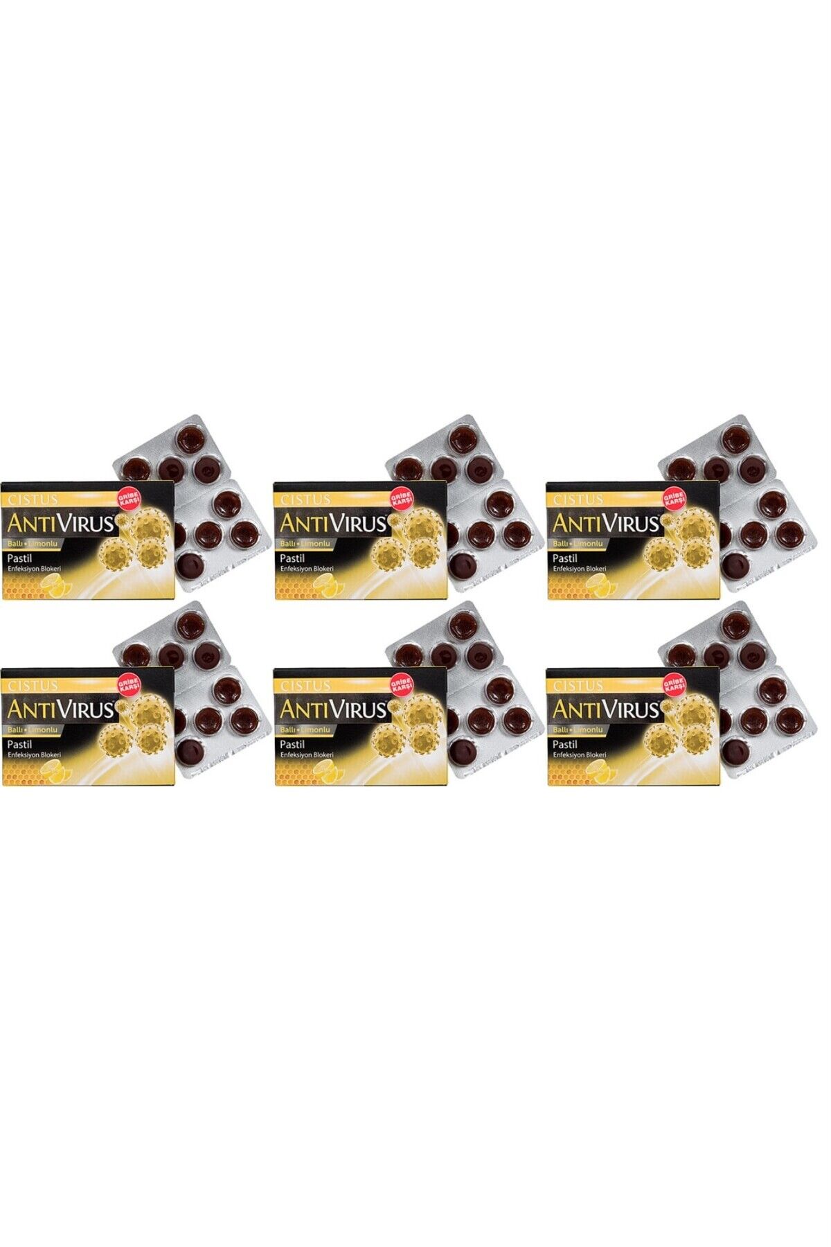Antivirüs Ballı-limonlu Pastil 6'lı Paket