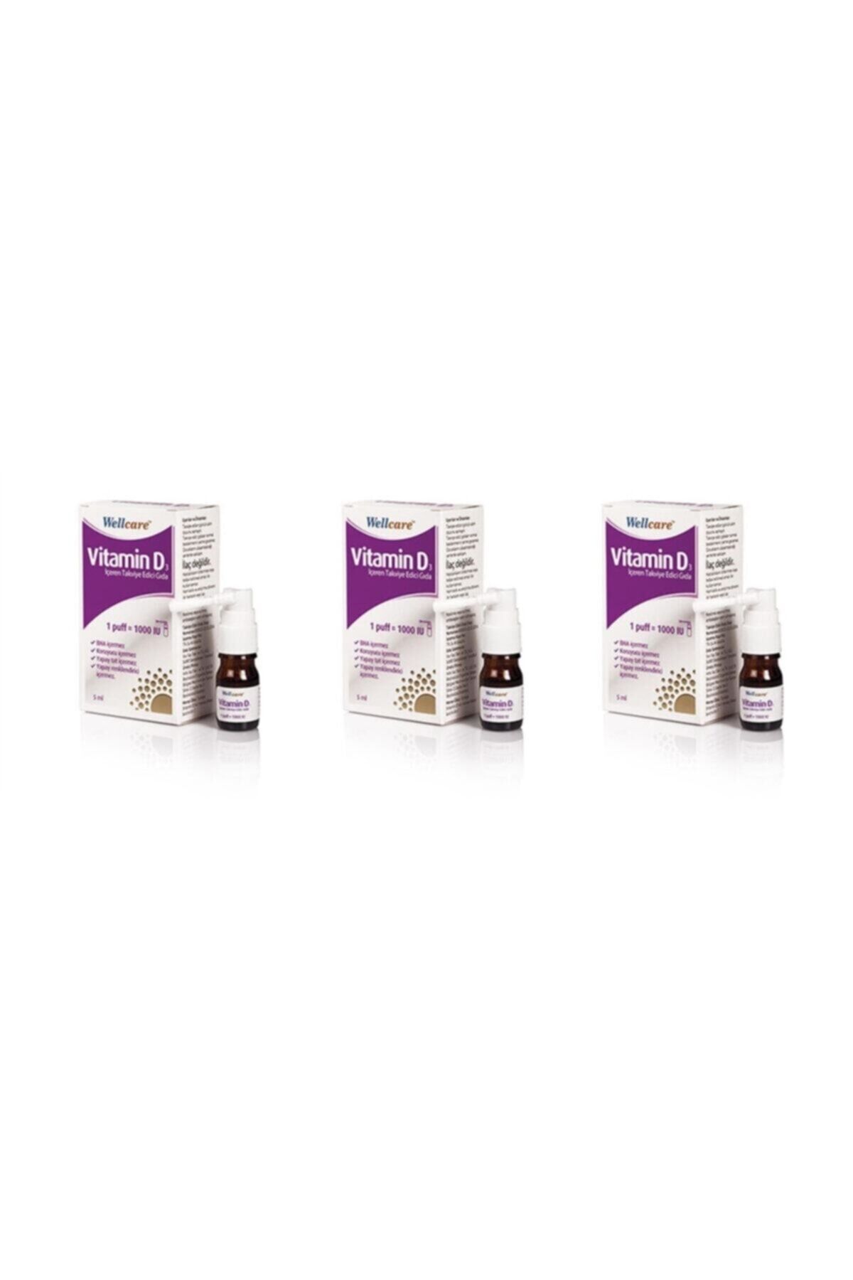 Vitamin D3 1000 Iu 5 Ml Sprey 3'lü Paket