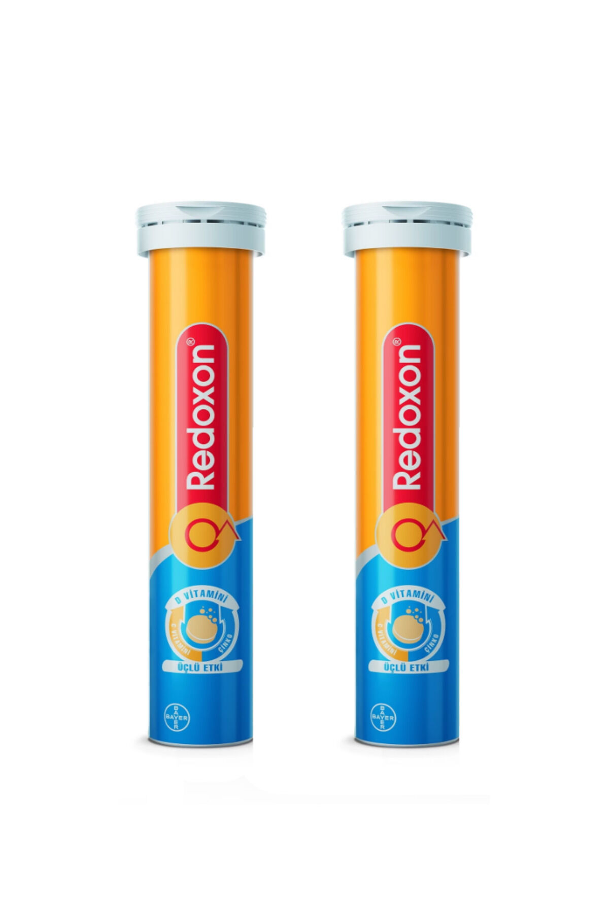 Üçlü Etki 30 Efervesan Tablet I 1000 Mg C Vitamini, D Vitamini Ve Çinko Içeren T. (2 Adet)