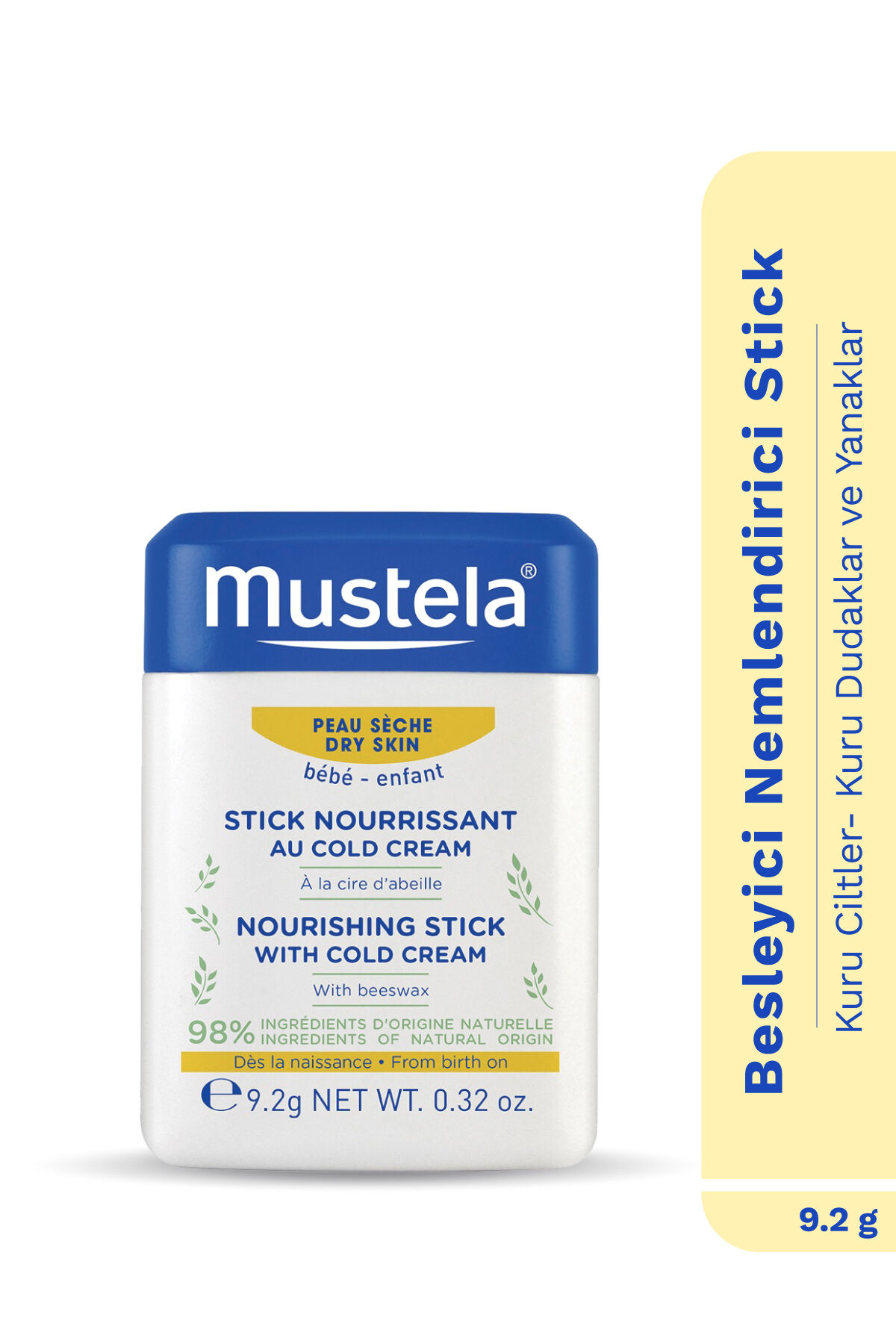 %98 Doğal İçerikli Kuru Cilt Cold Cream İçeren Nemlendirici Stick Bebek Çocuk Yetişkin Yüz Dudak
