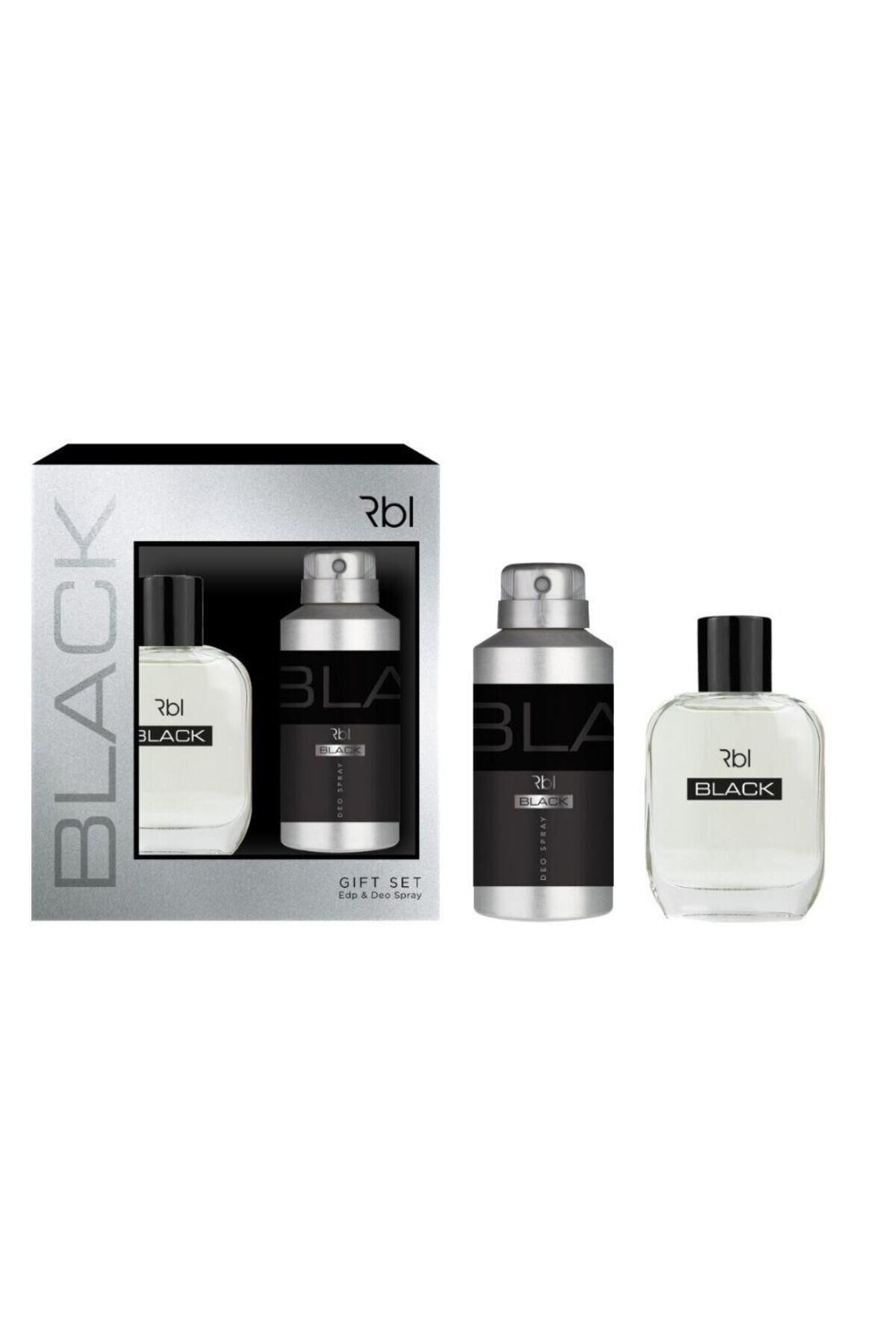 RBL BLACK 50 ml Erkek Parfüm Seti (150 ml Deodorant Spray Hediyeli) Kofre