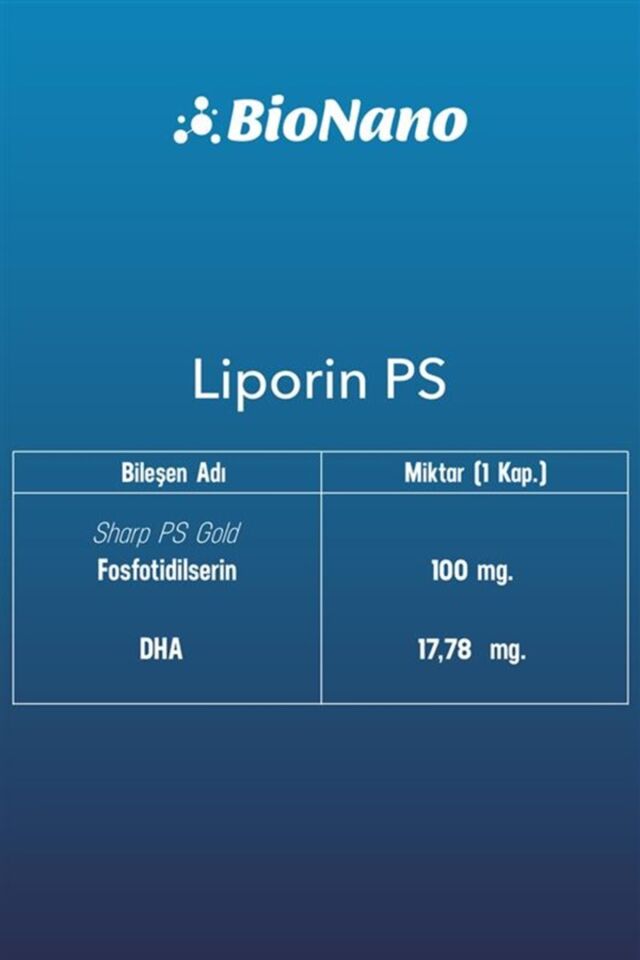 Ps 30 Kapsül (BALIK KAYNAKLI FOSFATİDİLSERİN & DHA)