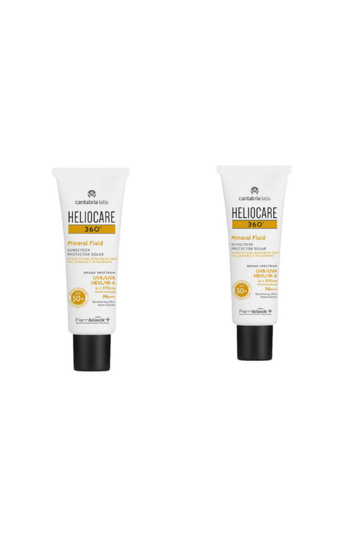 360 Mineral Fluid Güneş Kremi SPF50+ 50 ml 2 Adet