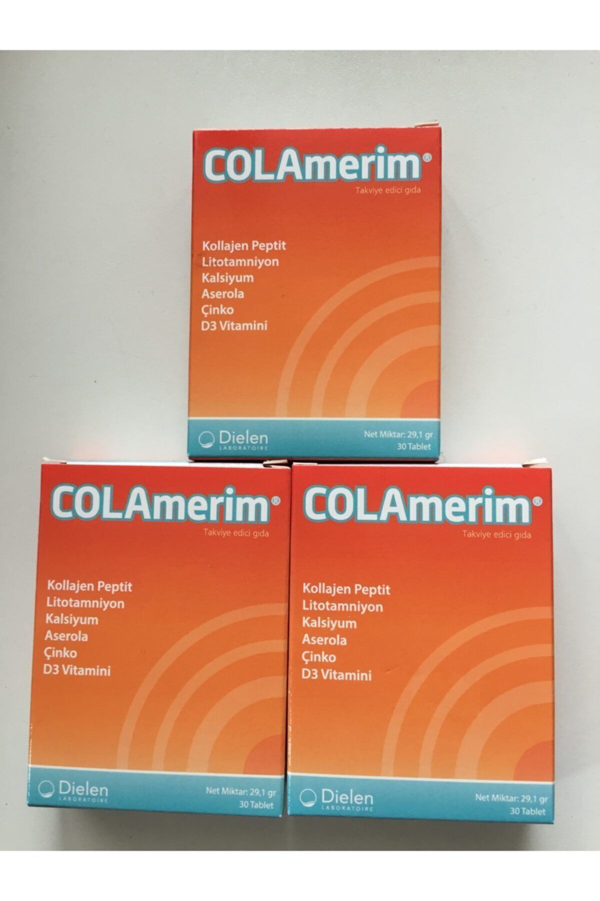 Colamerim Takviye Edici Gıda 30 Tablet -3 Kutu