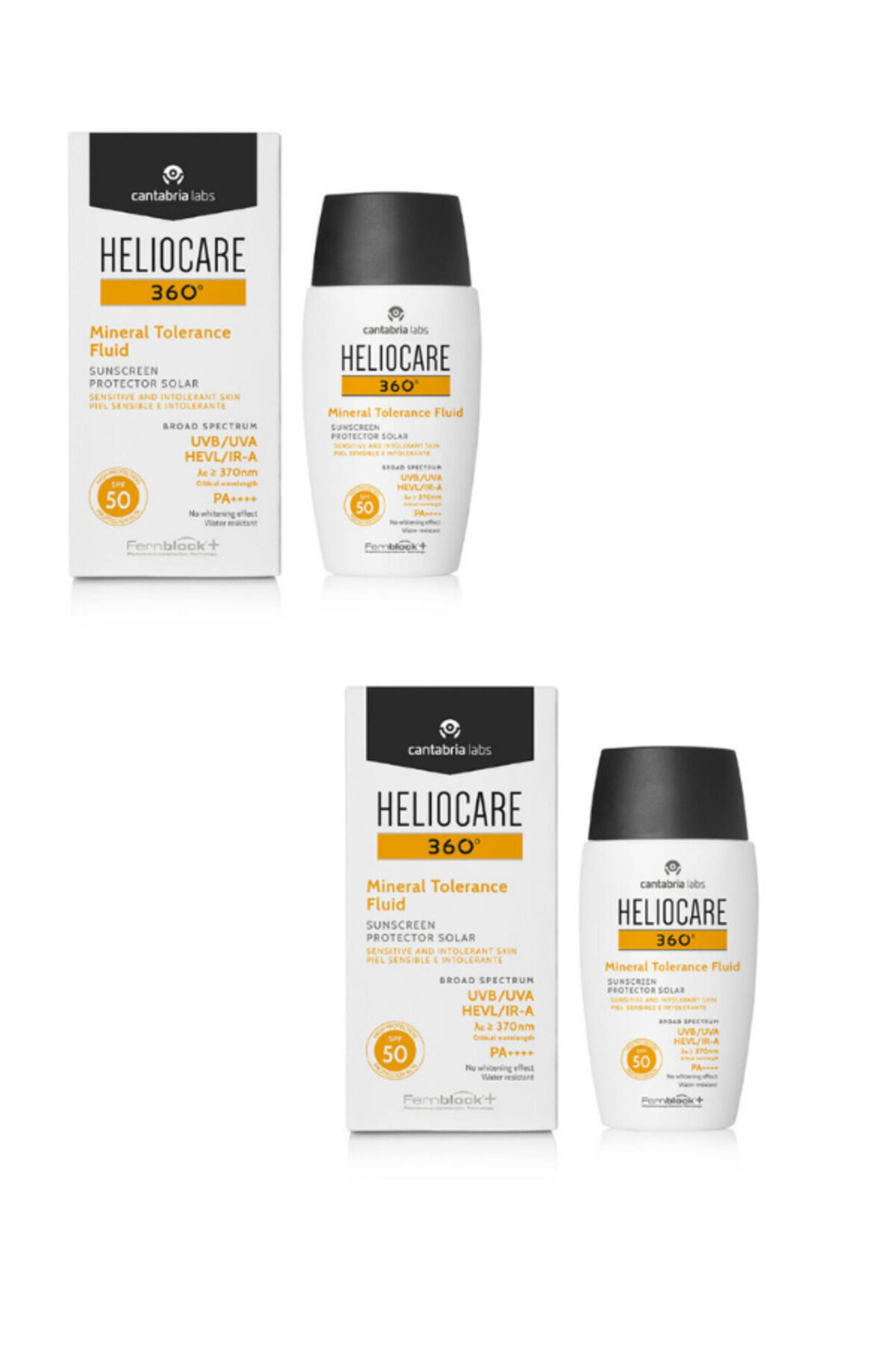 360 Mineral Tolerance Fluid SPF50 50 ml 2 ADET