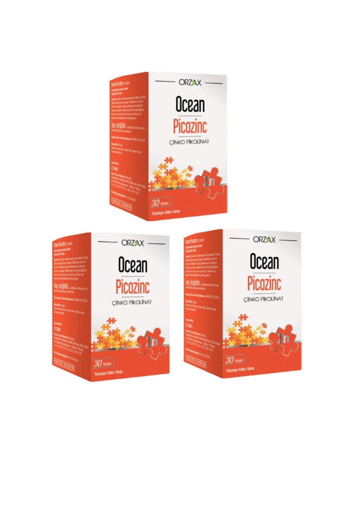 Ocean Picozinc 30 Tablet 3 Adet