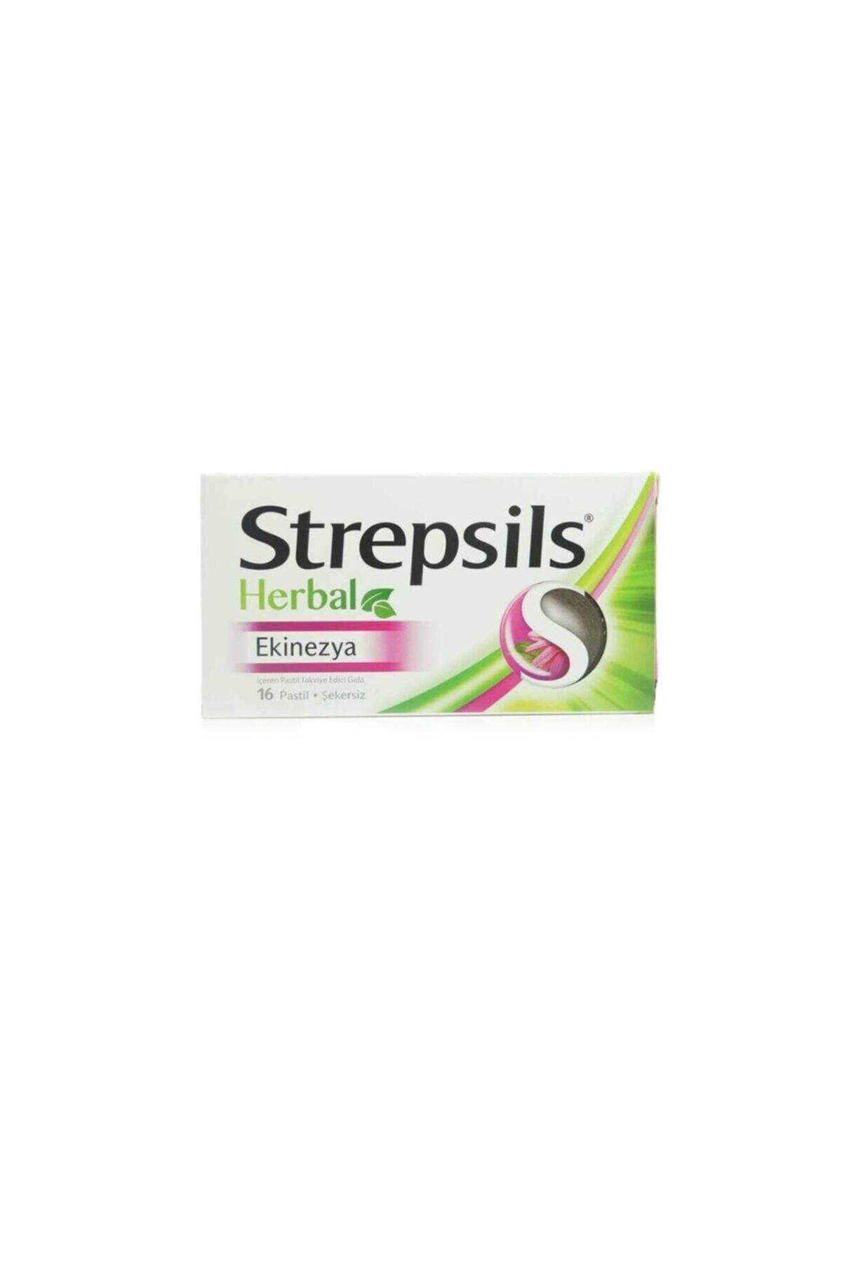 Strepsils Herbal Ekinezya İçerikli Pastil Takviye Edici Gıda 16'Lı