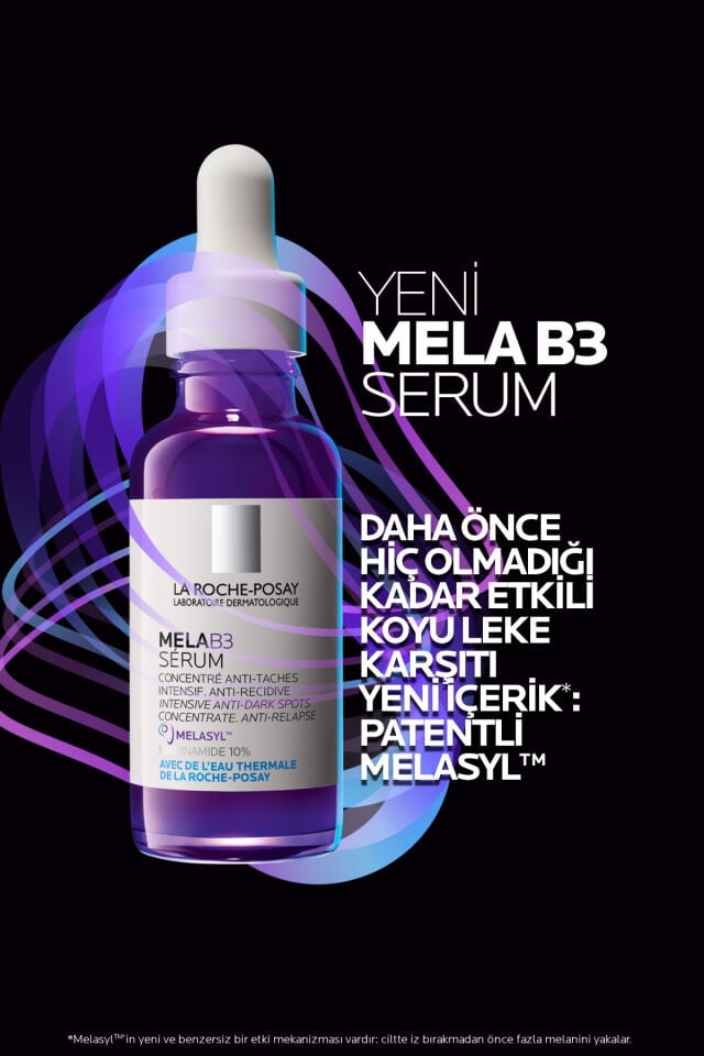 MELA B3 Hassas Ciltler Dahil Tüm Cilt Tipleri İçin Melasyl İçeren Koyu Leke Karşıtı Serum 30 ml
