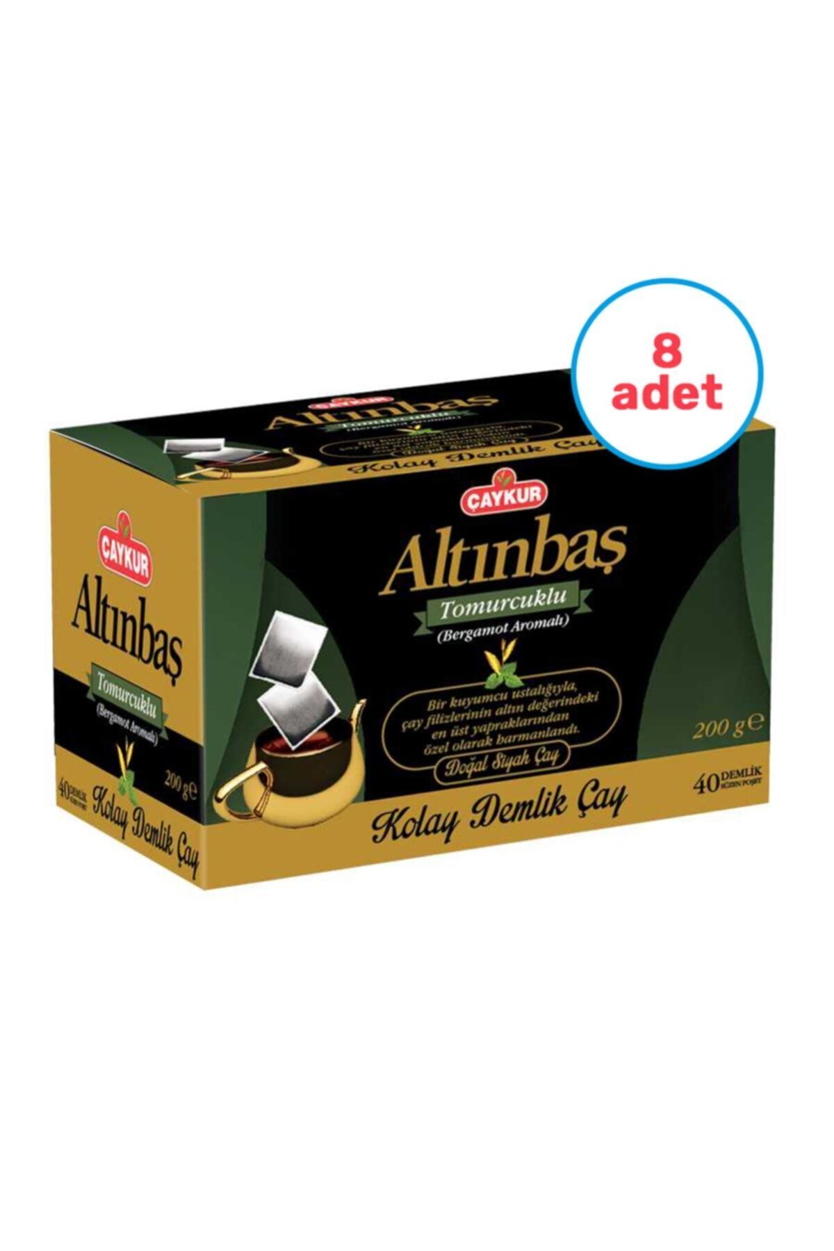 8 Adet Altınbaş Demlik Poşet Çay (bergamotlu)