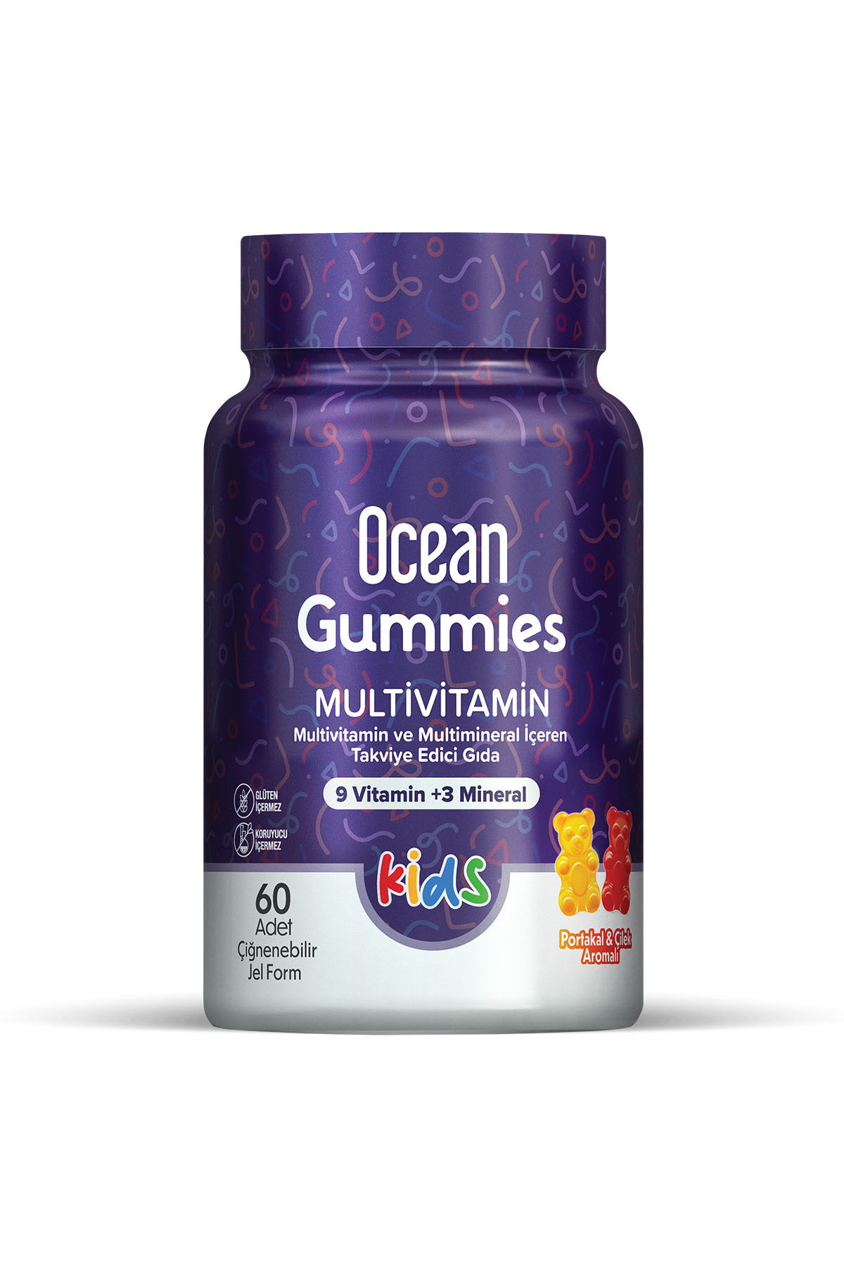 Gummies Multivitamin Kids 60 Adet Çiğnenebilir Jel
