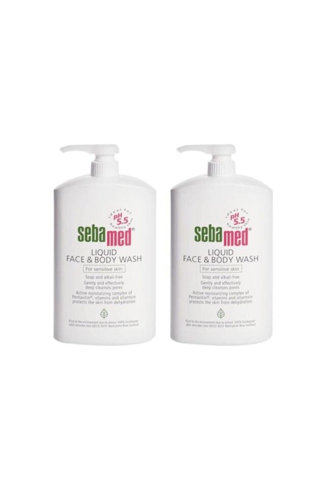 Sebamed Likit Yüz Ve Vücut Temizleme Jeli 1000 ml X 2 Adet