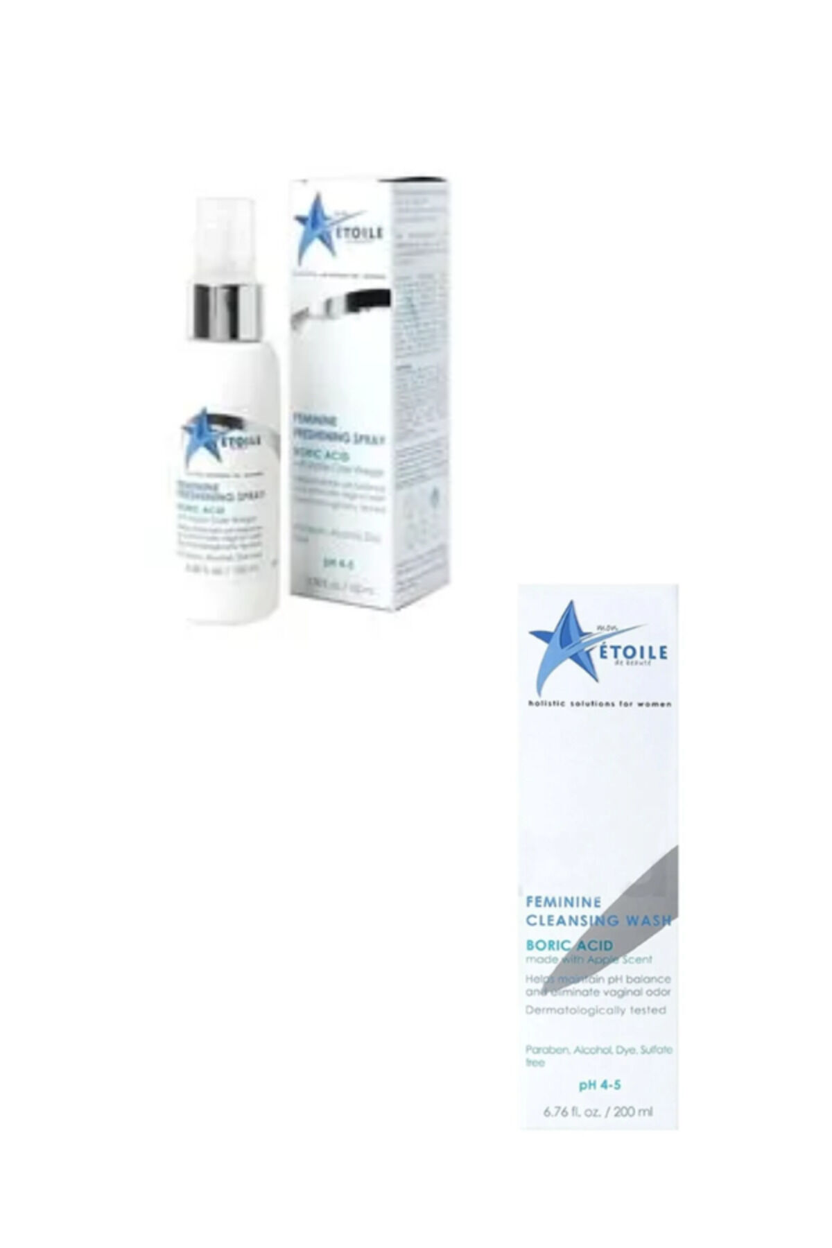 Etoıle Female Fres Spray Intım Sprey & Mon Etoile Feminine Cleansing Wash 200 Ml