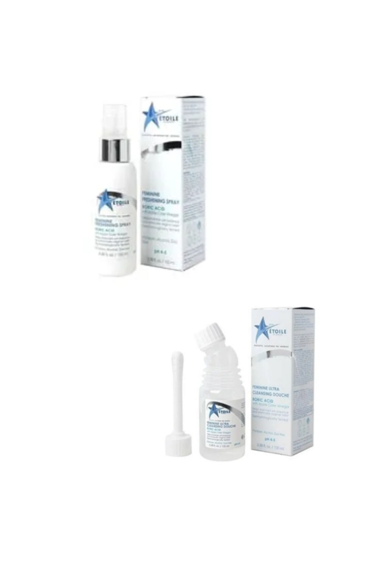 Feminine Ultra Cleansing Douche 100 ml & Etoıle Female Fres Spray Intım Sprey