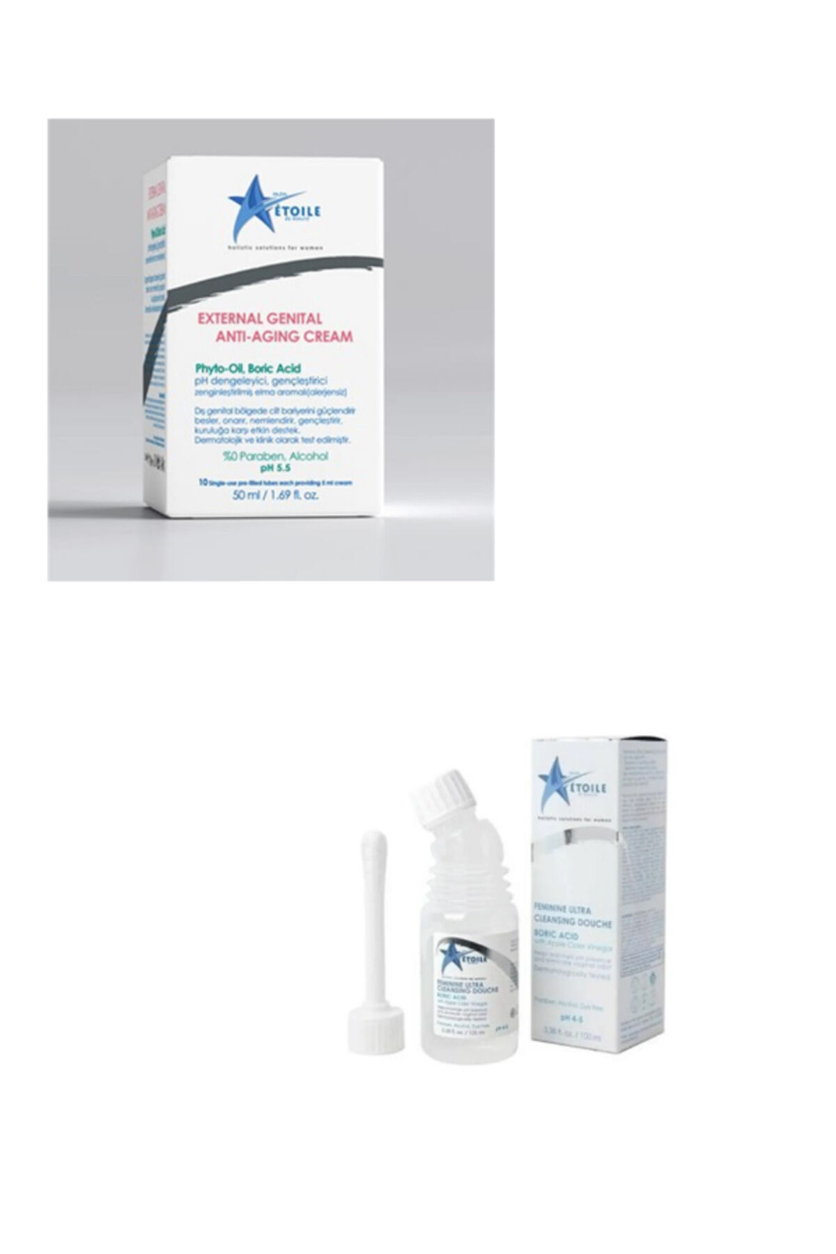 Mon External Genital Anti Aging Cream 50 ml &Feminine Ultra Cleansing Douche 100 ml