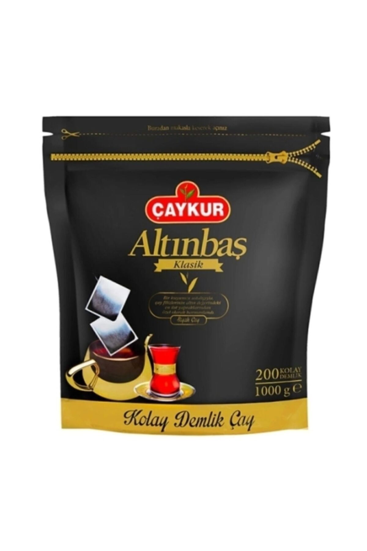 Çaykur Altınbaş Klasik Siyah Kolay Demlik Poşet Çay 200 X 5 G