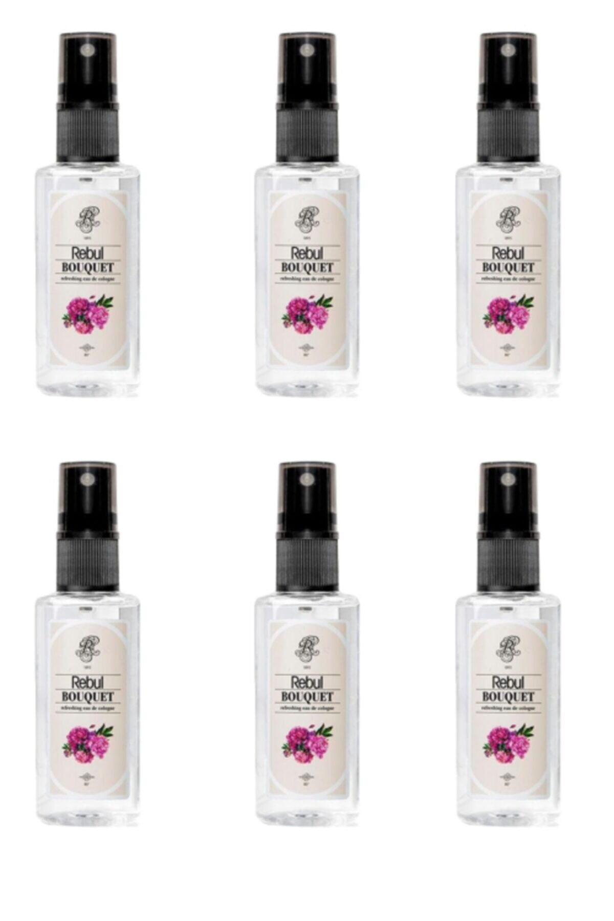 Bouquet Kolonya 50 Ml 6'lı Özel Set Bouquet Kolonya 50 Ml 6 Adet 50 Ml