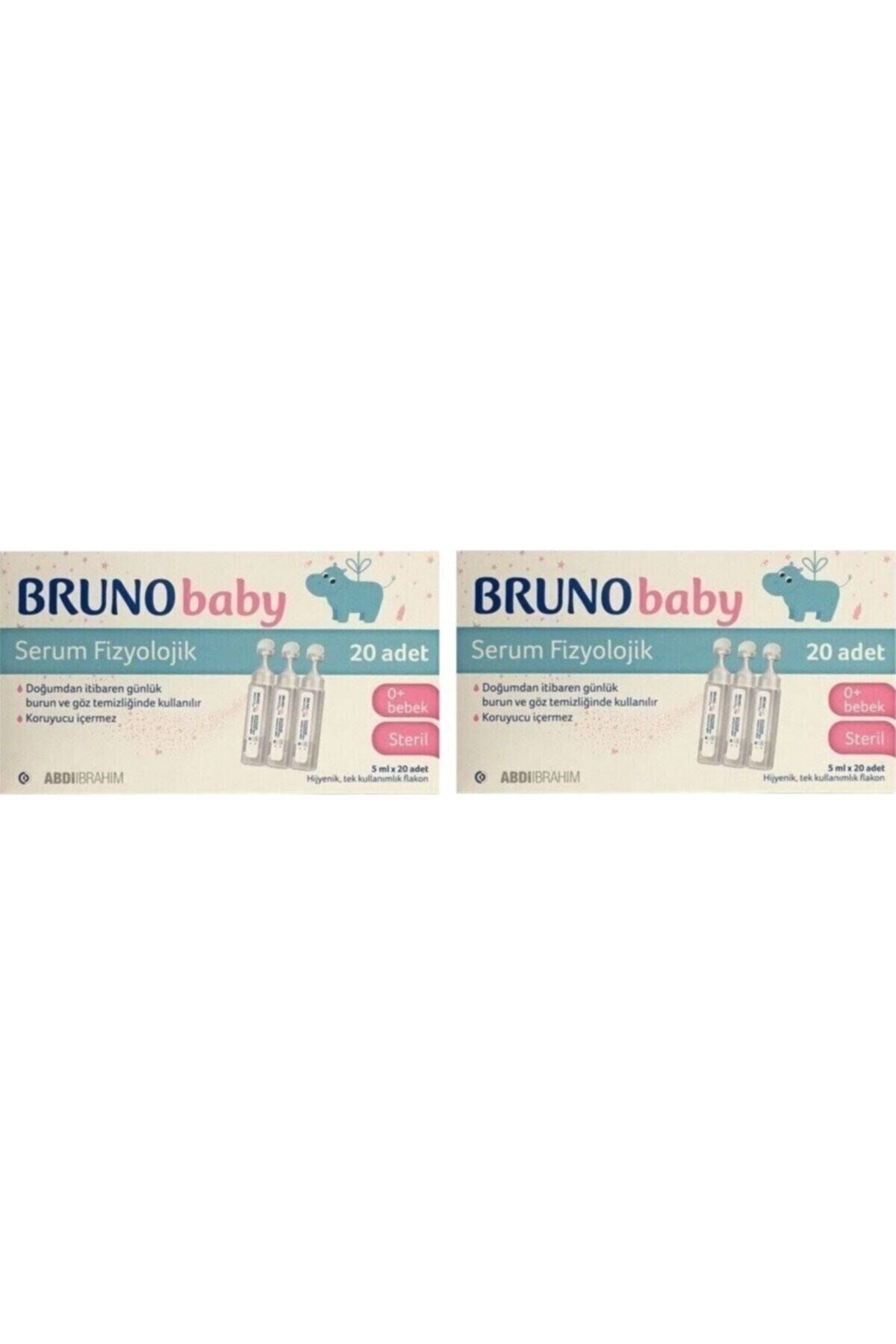 Abdi Ibrahim Bruno Baby Serum Fizyolojik 5 ml X 20 Adet 2'li