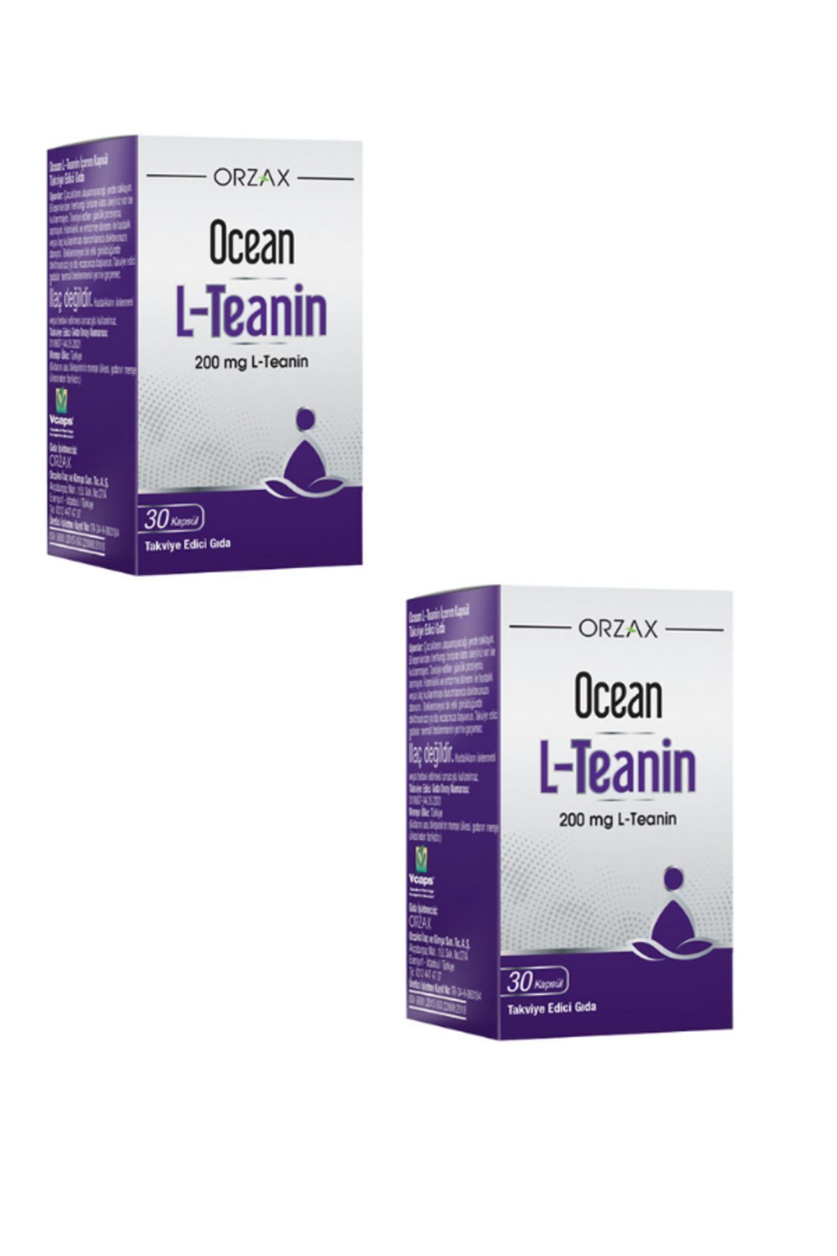 L-teanin ( 200 Mg L-theainine) 30 Kapsül 2 adet