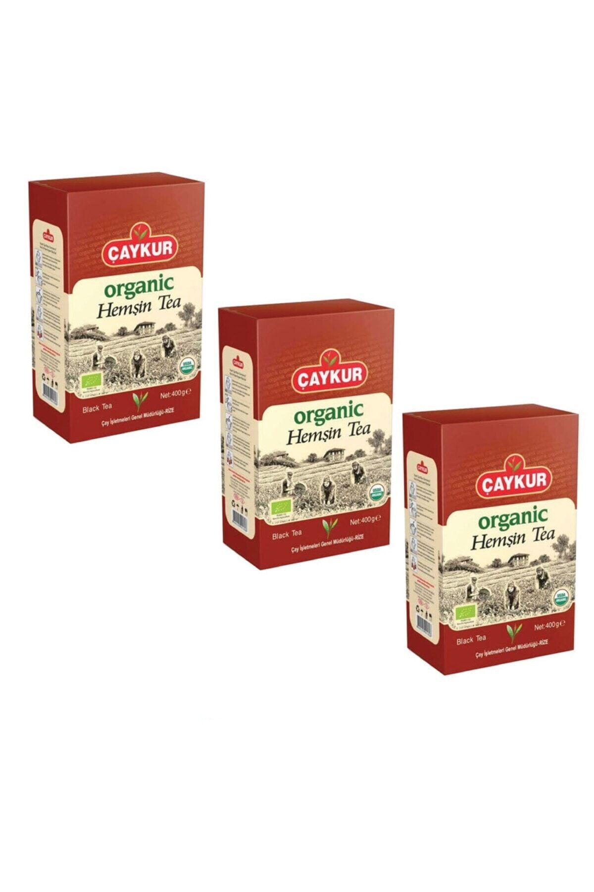 Caykur Organık Hemsın Cayı 3*400gr