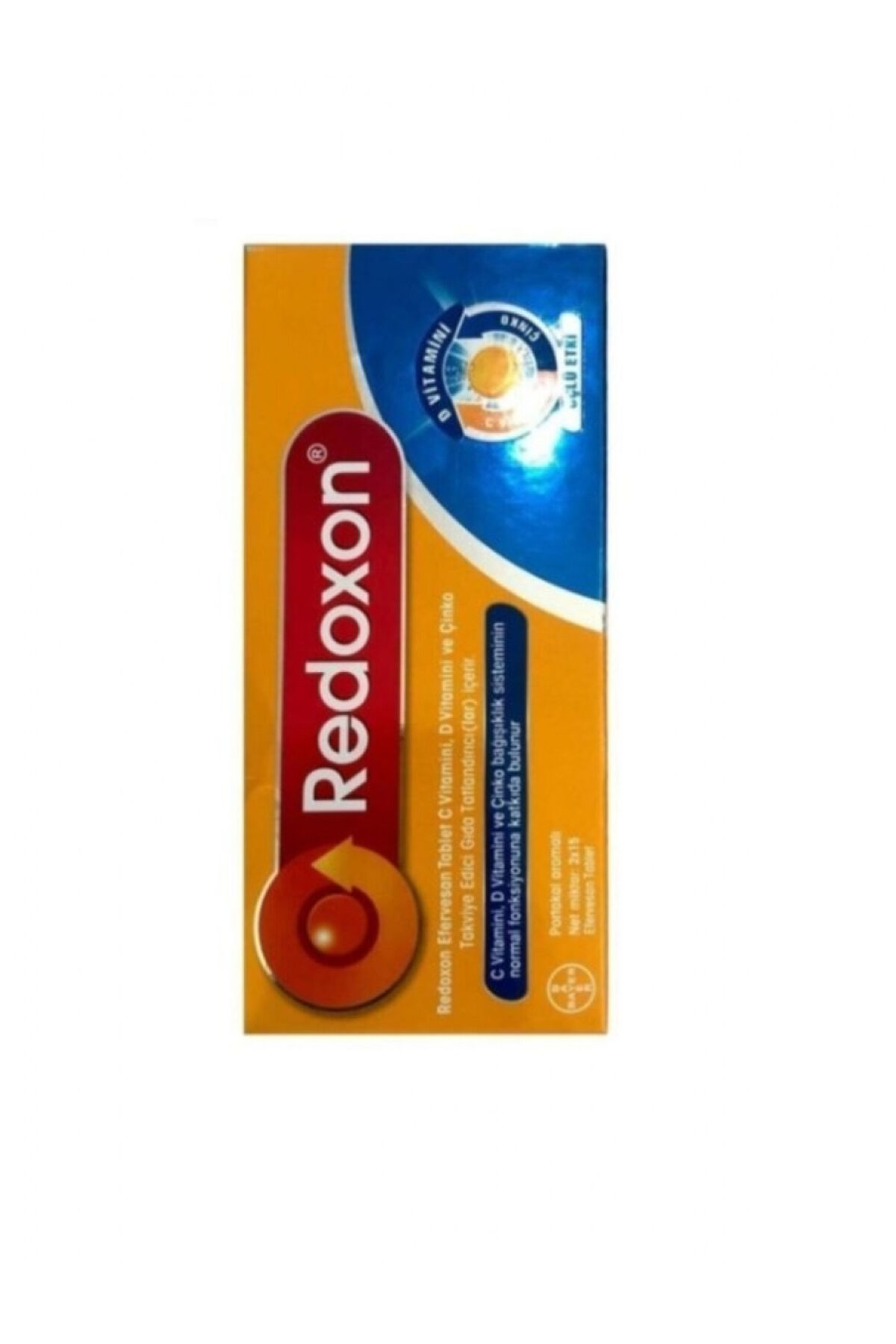 REDOXON 3'LU ETKILI EFERVESAN TABLET 30 TABLETLIK AMBALAJ