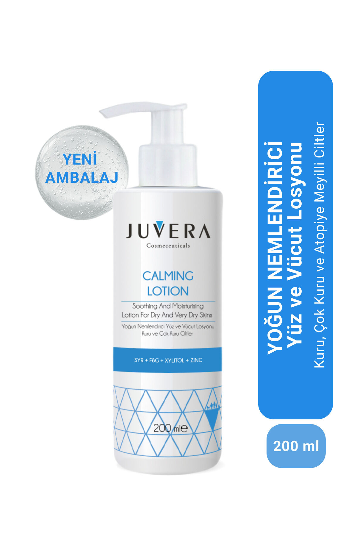 Yoğun Nemlendirici Yüz Vücut Losyonu - Kuru Ve Atopik Ciltler - Calming Lotion 200 Ml 8682665350038