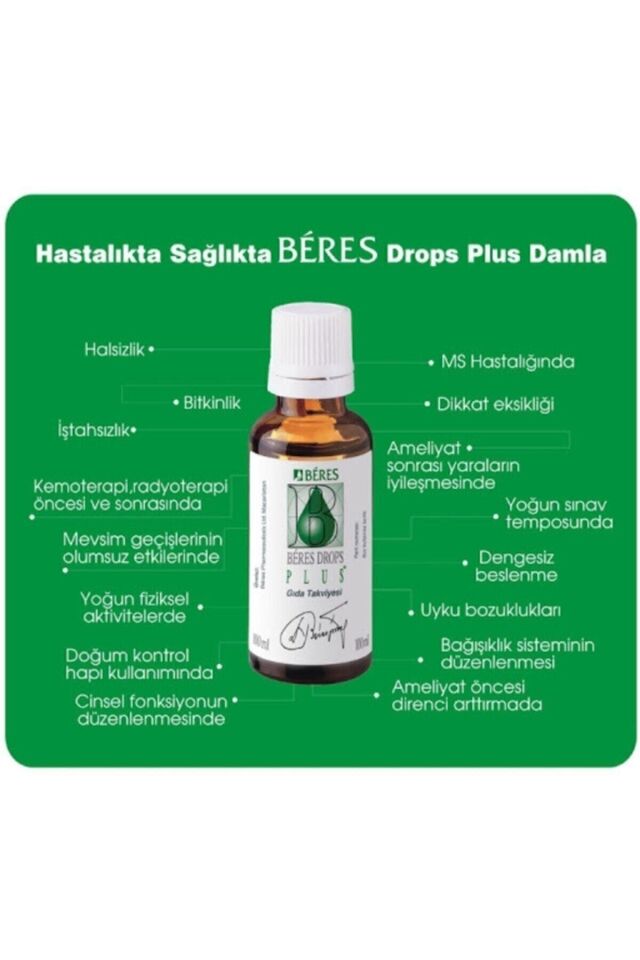 Beres Drops Plus Damla 100 Ml - Yeni Ürün