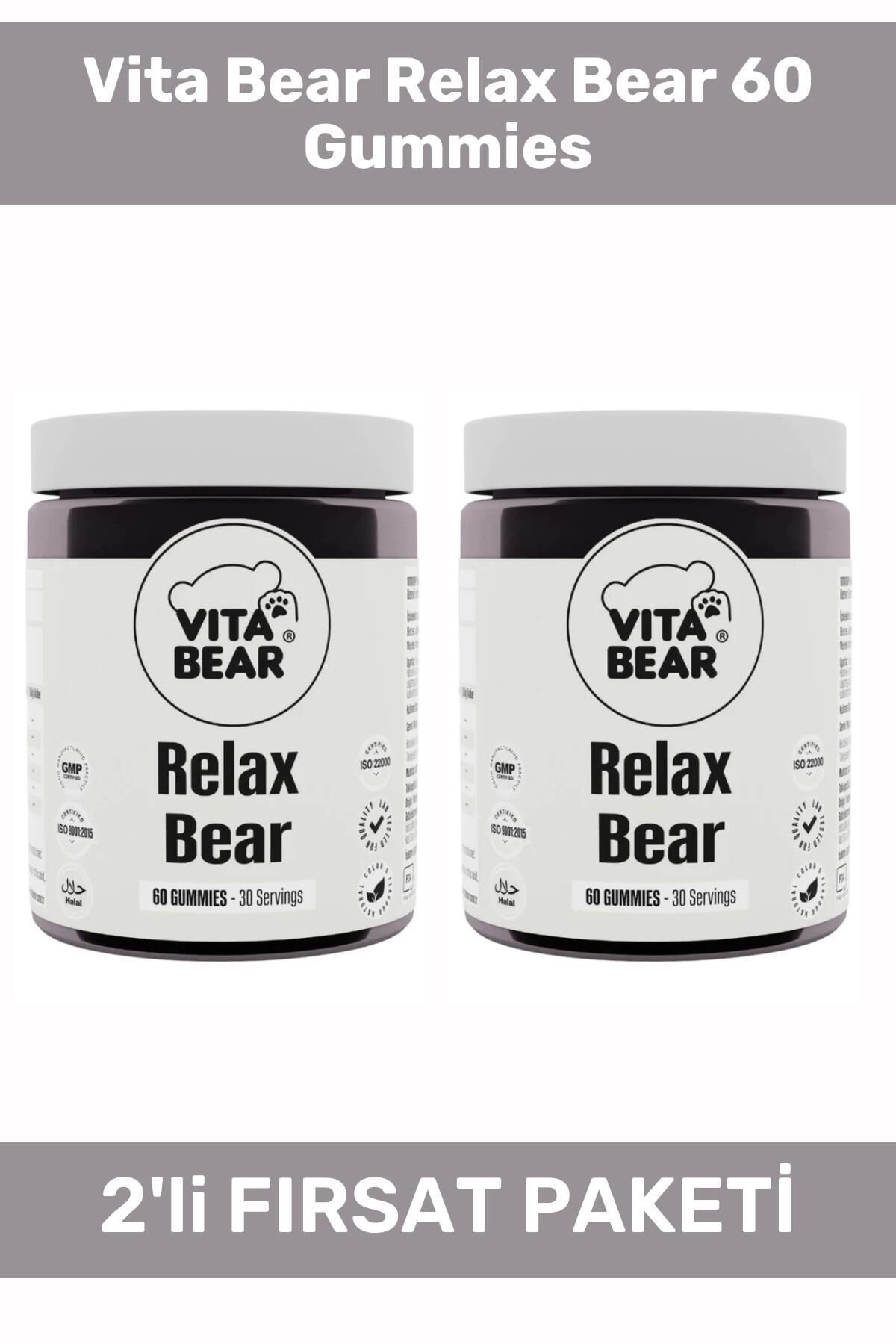 Relax Bear 60 Gummies - 2 Adet