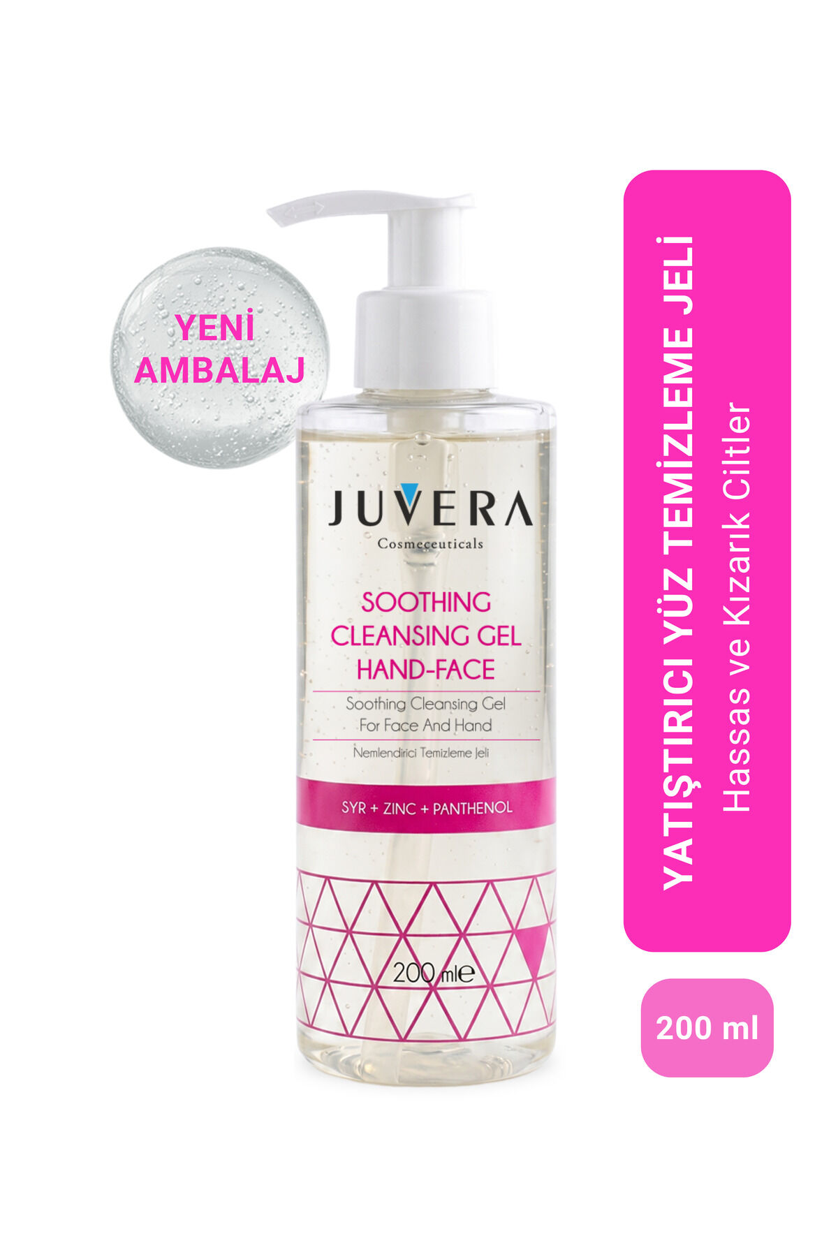 Hassas Ciltler Için Yüz Yıkama Jeli | Nemlendirici Etkili Yüz Temizleme Jeli 200 ml