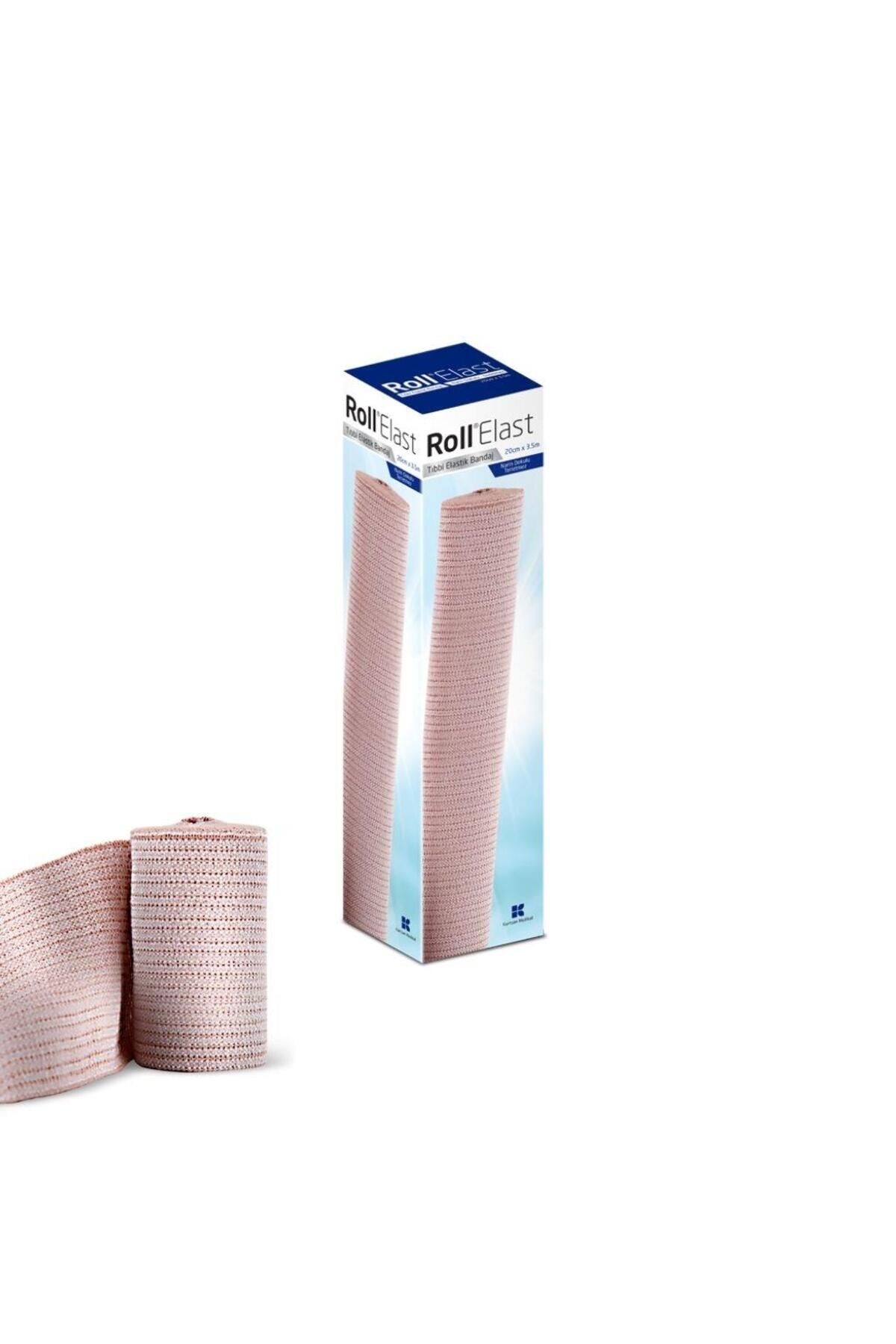 ROLLELAST BANDAJ ELASTIK TEN RENGI 20 CM X 3.5 METRE